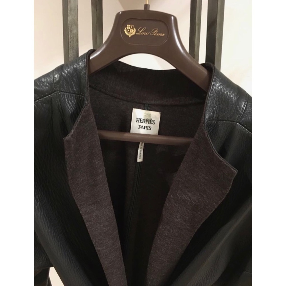 ❌SOLD❌ Hermes leather jacket - Picture 2 of 8